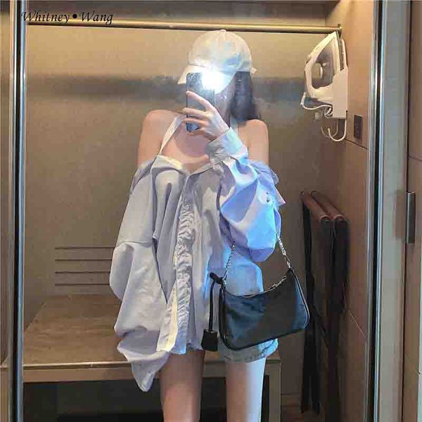 whitney wang blouses 2020 summer fashion streetwear split back halter blouse women blusas lady shirt, White
whitney wang blouses 2020 summer fashion streetwear split back halter blouse women blusas lady shirt, White