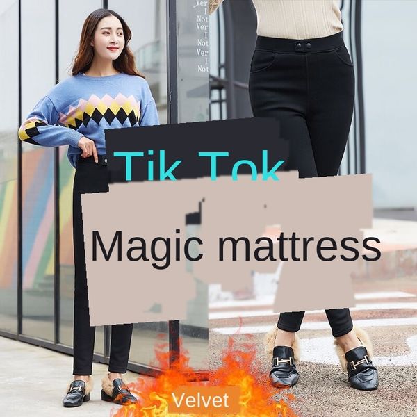 women's leggings 2019 pencil tight kitten magic tight velvet thickened stretch pants pencil pants, Black
women's leggings 2019 pencil tight kitten magic tight velvet thickened stretch pants pencil pants, Black