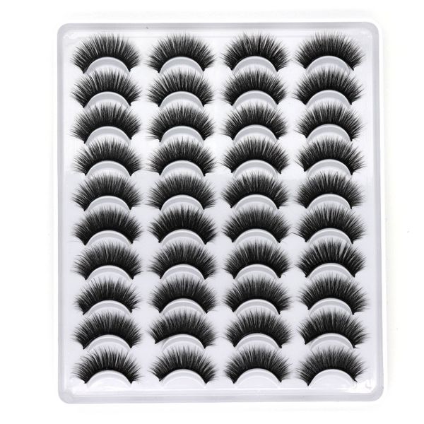 false eyelashes 10/14/20pairs handmade mink makeup 3d lashes natural long extension 10 pairs fake eye
false eyelashes 10/14/20pairs handmade mink makeup 3d lashes natural long extension 10 pairs fake eye