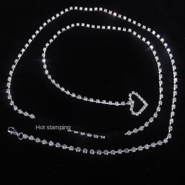 bride accessories jewelry rhinestone rhinestone waist chain stage performance special can be mixed batch, Silver
bride accessories jewelry rhinestone rhinestone waist chain stage performance special can be mixed batch, Silver