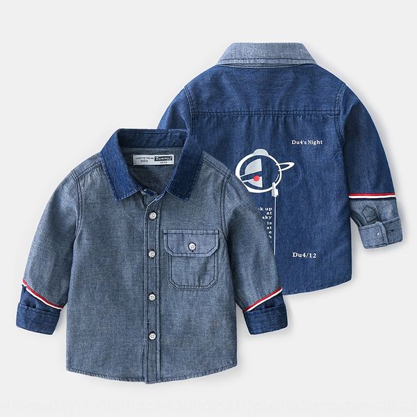 wfxns boy's long-sleeved shirt 2020 jeans wear clothing pure cotton boy's baby's children's clothing jeans children', White;black
wfxns boy's long-sleeved shirt 2020 jeans wear clothing pure cotton boy's baby's children's clothing jeans children', White;black
