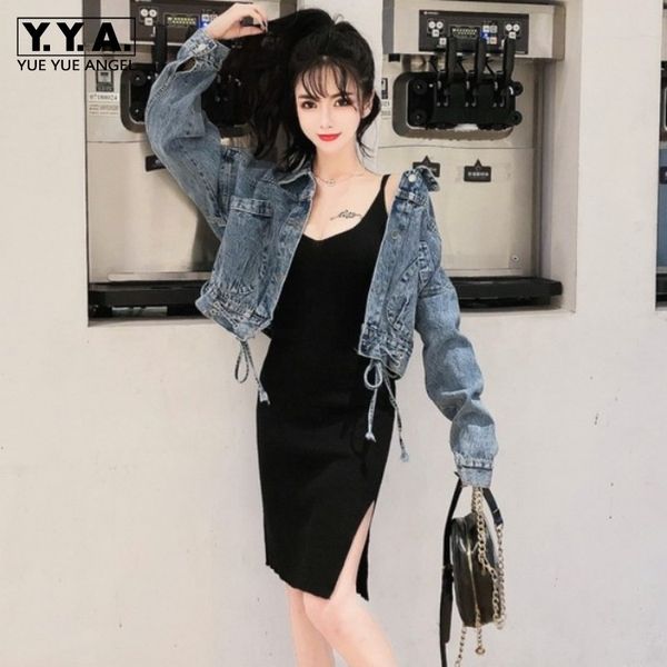 street long sleeve denim coat women spring autumn loose short jean jacket fashion pocket single breasted black outerwear female, Black;brown
street long sleeve denim coat women spring autumn loose short jean jacket fashion pocket single breasted black outerwear female, Black;brown
