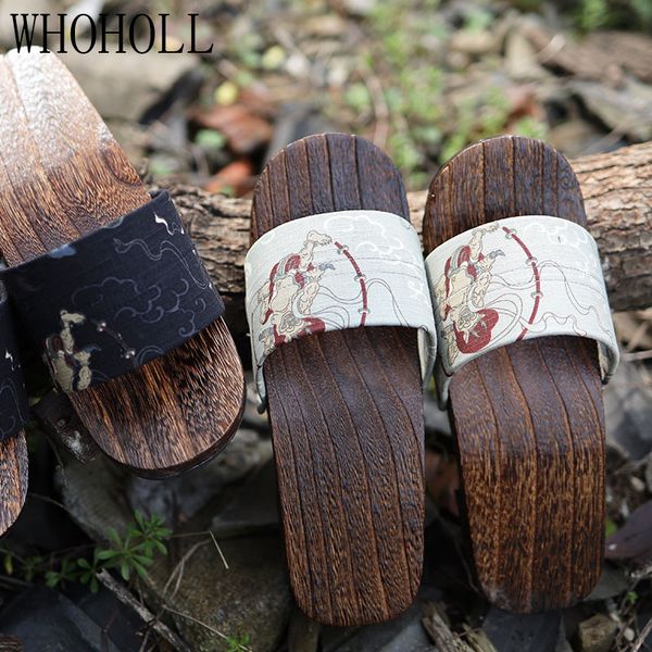 whoholl geta men's shoes japanese geta wooden slippers cosplay costumes retro style slippers flat platform, Black
whoholl geta men's shoes japanese geta wooden slippers cosplay costumes retro style slippers flat platform, Black
