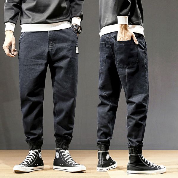 japanese fashion men jeans black loose fit spliced designer denim cargo pants hombre harem trousers hip hop jeans men joggers, Blue
japanese fashion men jeans black loose fit spliced designer denim cargo pants hombre harem trousers hip hop jeans men joggers, Blue