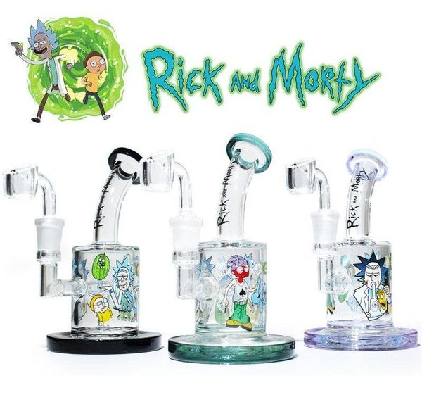 Hot glass bong oil rig Rick & Morty water bongs female 14.5mm dab rigs with quartz banger
Hot glass bong oil rig Rick & Morty water bongs female 14.5mm dab rigs with quartz banger