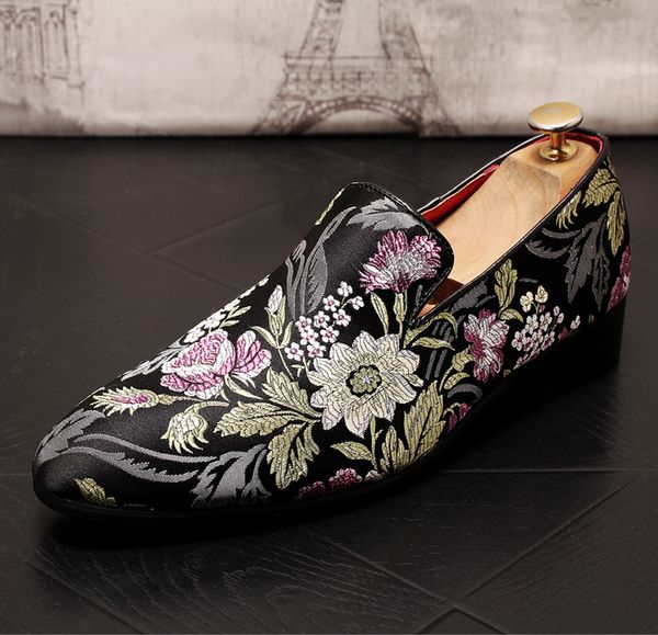 handmade loafers men canvas embroidery shoes slippers smoking slip-on shoes party wedding dress mens flats flower embroidery, Black
handmade loafers men canvas embroidery shoes slippers smoking slip-on shoes party wedding dress mens flats flower embroidery, Black