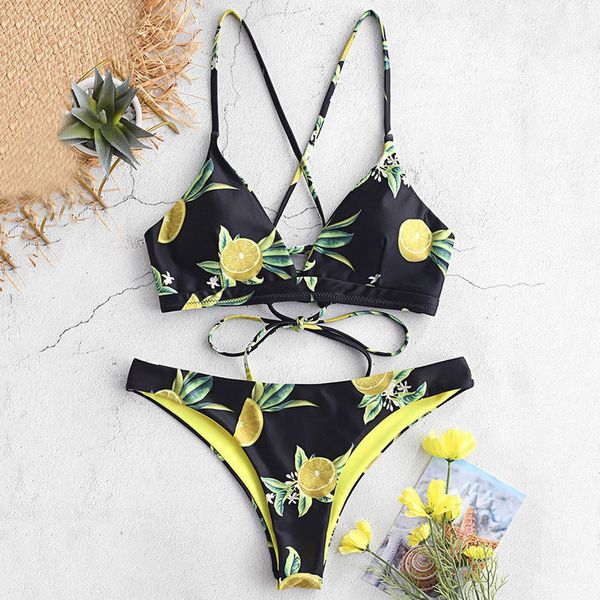 2020 swimsuit women flower print two piece bikini set bandage push up swimwear bathing suit bikinis mujer biquini, White;black
2020 swimsuit women flower print two piece bikini set bandage push up swimwear bathing suit bikinis mujer biquini, White;black