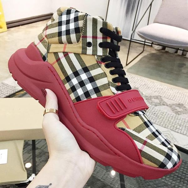 sports mens boots vintage check cotton sneakers comfortable fashion design lightweight shoes high lace -up casual luxury men shoes, Black
sports mens boots vintage check cotton sneakers comfortable fashion design lightweight shoes high lace -up casual luxury men shoes, Black