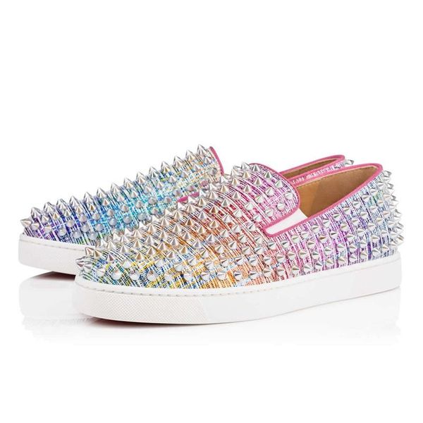 the latest fashion men's and women's low-spike shoes flat leather men and women casual sports shoes sequin party designer, Black
the latest fashion men's and women's low-spike shoes flat leather men and women casual sports shoes sequin party designer, Black