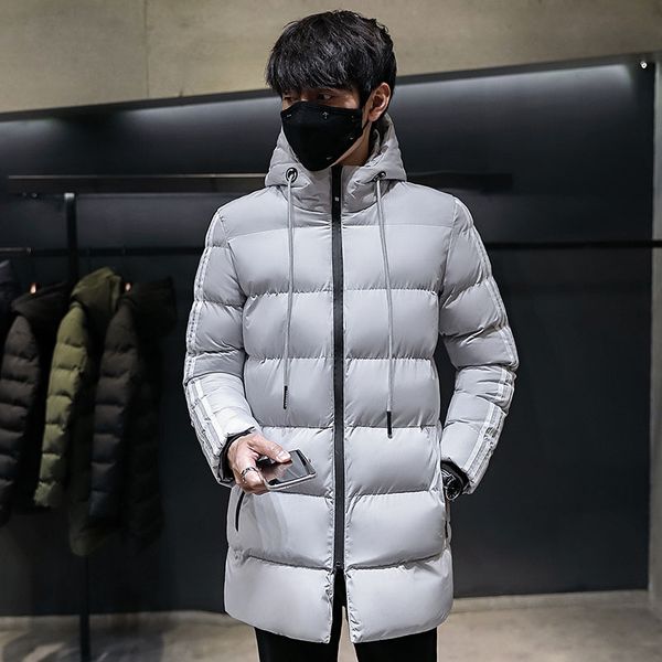 new men's medium length handsome thickened cotton padded jacket men's winter clothes fashion casual cotton padded clothes for te, Black
new men's medium length handsome thickened cotton padded jacket men's winter clothes fashion casual cotton padded clothes for te, Black