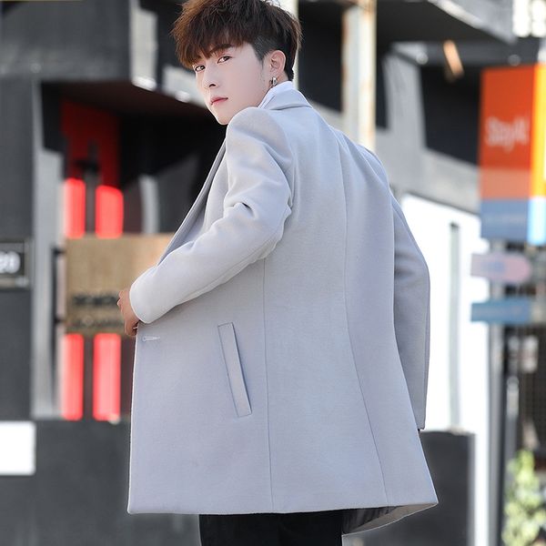 2020 winter men's woolen korean casual youth double-sided woolen for coat coat wool coatmen, Black
2020 winter men's woolen korean casual youth double-sided woolen for coat coat wool coatmen, Black