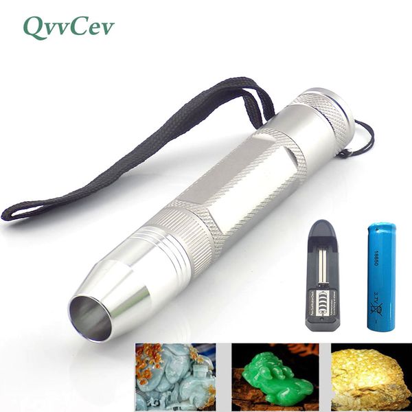 Mini Q5 Led Glare Torch Flash Lamp Lighting Stone Detection Identification High Power Yellow White Light Jewelry Jade