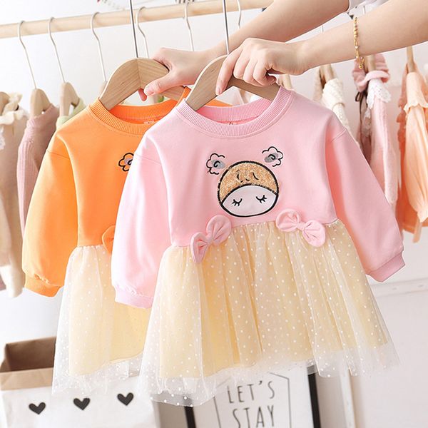 kids designer clothes girls' dress 2020 new children's long sleeve stitching mesh dress spring and autumn clothes princess clothin, Red;yellow
kids designer clothes girls' dress 2020 new children's long sleeve stitching mesh dress spring and autumn clothes princess clothin, Red;yellow