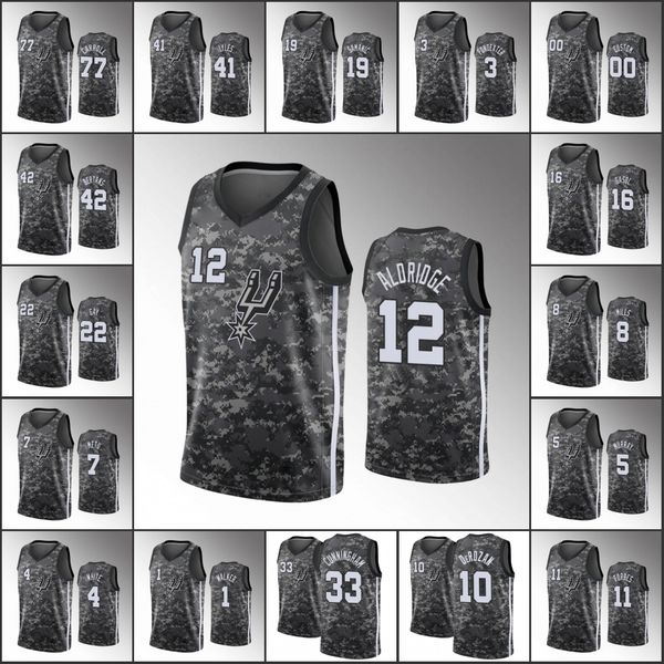 san antonio spurs men bryn forbes lamarcus aldridge demar derozan patty mills camo nba custom jersey
san antonio spurs men bryn forbes lamarcus aldridge demar derozan patty mills camo nba custom jersey