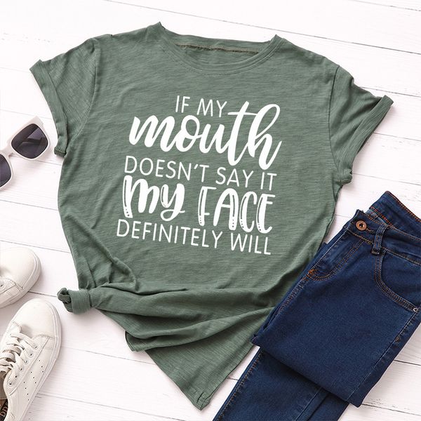 if my mouth women tshirt cotton casual funny t shirt lady girl fashion graphic tees t-shirts, White
if my mouth women tshirt cotton casual funny t shirt lady girl fashion graphic tees t-shirts, White