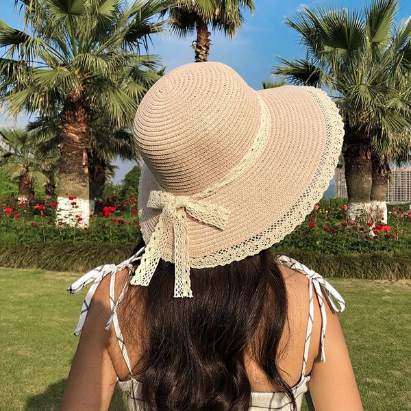 new female korean style gauze bowknot straw butterfly straw hat outdoor travel fashion sunscreen beach hat, Blue;gray
new female korean style gauze bowknot straw butterfly straw hat outdoor travel fashion sunscreen beach hat, Blue;gray