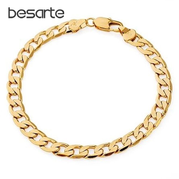 bracelete men bracelet gold chain bangle pulsera hombre oro bijoux pulseira ouro braclet armband gold-color male jewelry b0811, Black
bracelete men bracelet gold chain bangle pulsera hombre oro bijoux pulseira ouro braclet armband gold-color male jewelry b0811, Black