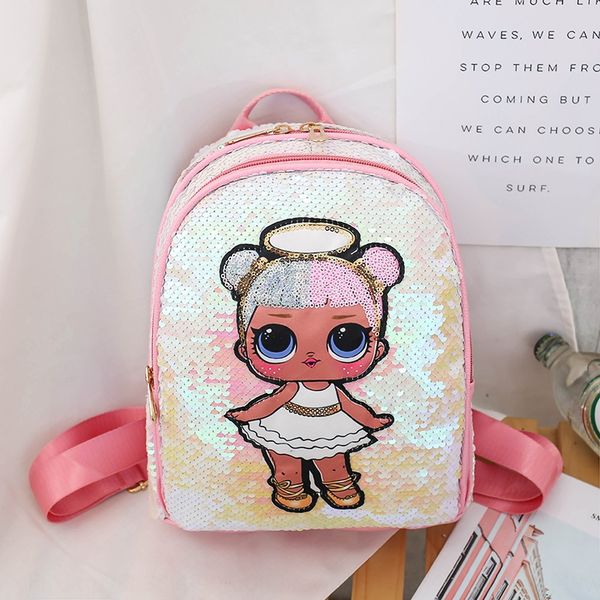 2019 fashion sequins children's cute surprise doll sequins backpack doll backpack personalized fashion women's bag
2019 fashion sequins children's cute surprise doll sequins backpack doll backpack personalized fashion women's bag