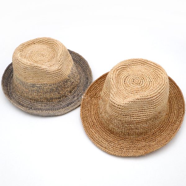 202006-shi handmade raffia grass color blend weave leisure jazz lady fedoras cap men women panama outdoor hat, Blue;gray
202006-shi handmade raffia grass color blend weave leisure jazz lady fedoras cap men women panama outdoor hat, Blue;gray
