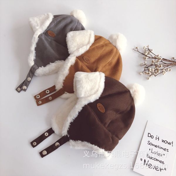 8yas9 korea with the warm hat lei mao lei feng mao same velvet thickened warm children's ear cap all-match baby suede leifeng hat aircr, Yellow
8yas9 korea with the warm hat lei mao lei feng mao same velvet thickened warm children's ear cap all-match baby suede leifeng hat aircr, Yellow