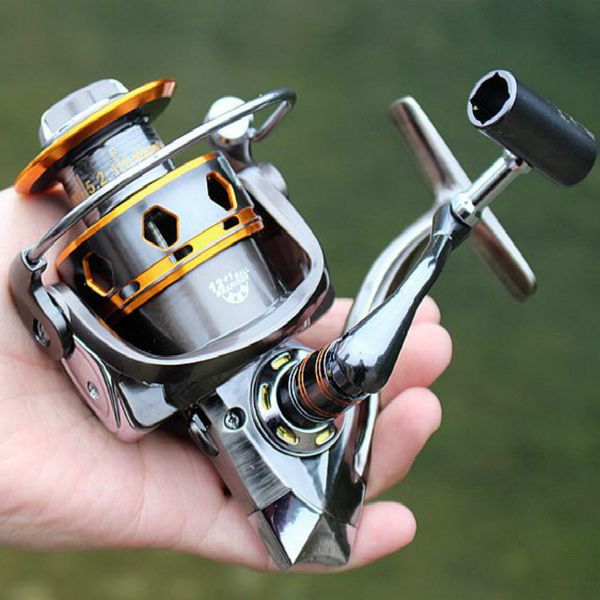 marine amg3000-6000 fishing spinning reel for carp 12+1bb 5.2: 1 metal spinning fishing reel flying wheel for fresh / salt water
marine amg3000-6000 fishing spinning reel for carp 12+1bb 5.2: 1 metal spinning fishing reel flying wheel for fresh / salt water