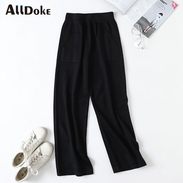 women's pants & capris alldoke black casual wide leg women high waist double pockets trousers mujer streetwear cotton office lady femme, Black;white
women's pants & capris alldoke black casual wide leg women high waist double pockets trousers mujer streetwear cotton office lady femme, Black;white