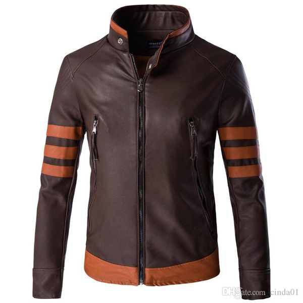 logan mens pu leather jacket biker streetwear winter male striped jacket panelled coat asian size m-5xl, Black
logan mens pu leather jacket biker streetwear winter male striped jacket panelled coat asian size m-5xl, Black