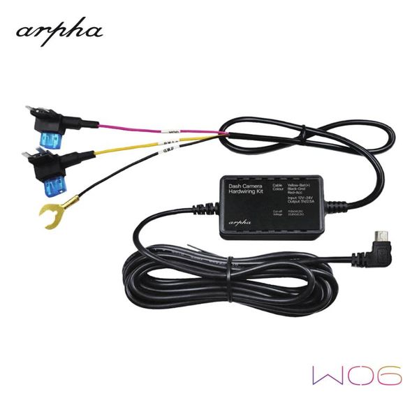 arpha w06 mini usb hardwire kit 12/24v to 5v dvr power adapter cable for arpha w03 dash cam low voltage protection car
arpha w06 mini usb hardwire kit 12/24v to 5v dvr power adapter cable for arpha w03 dash cam low voltage protection car