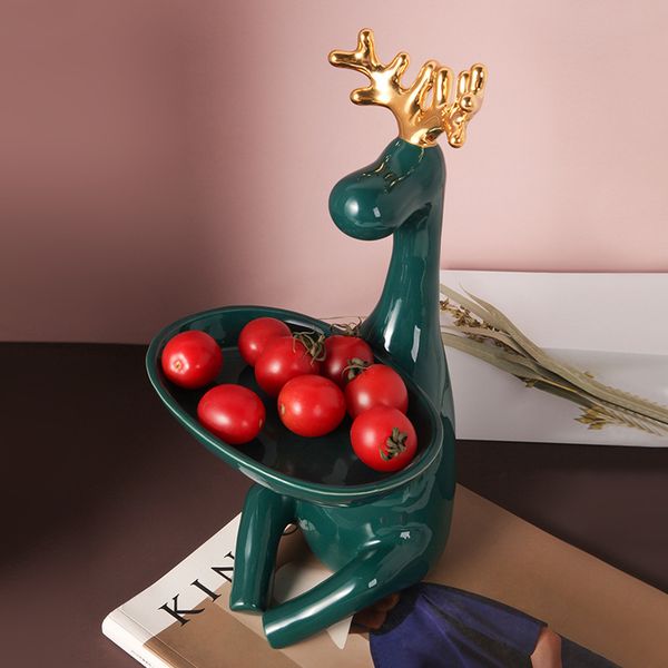 northern european-style ceramic light luxury storage tray creative decoration porch home deskdecoration deer tray
northern european-style ceramic light luxury storage tray creative decoration porch home deskdecoration deer tray