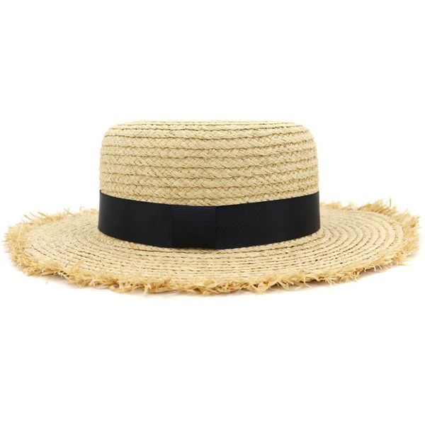 hanxi casual flat raffia straw hat women beach sun caps with ribbon fashion casual panama hat for unisex, Blue;gray
hanxi casual flat raffia straw hat women beach sun caps with ribbon fashion casual panama hat for unisex, Blue;gray