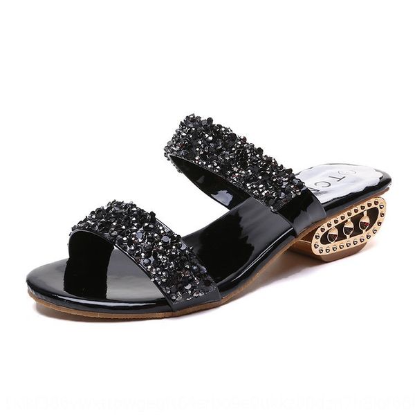 rhinestone women's low heel outdoor and crystal sandals sandals crystal shoes 2019 new women's two-wear
rhinestone women's low heel outdoor and crystal sandals sandals crystal shoes 2019 new women's two-wear