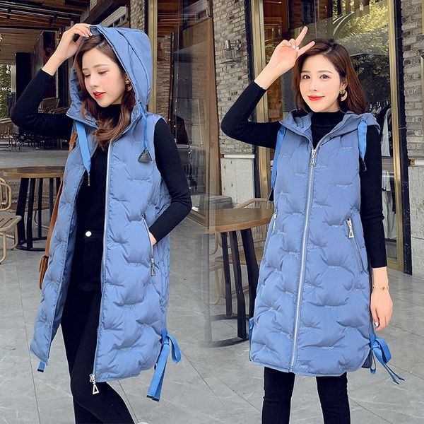 w7pyg new down cotton women's mid-length hooded korean style warm vest cotton-padded vest waistcoat cotton clip casual warm cotton-padd, Black;white
w7pyg new down cotton women's mid-length hooded korean style warm vest cotton-padded vest waistcoat cotton clip casual warm cotton-padd, Black;white
