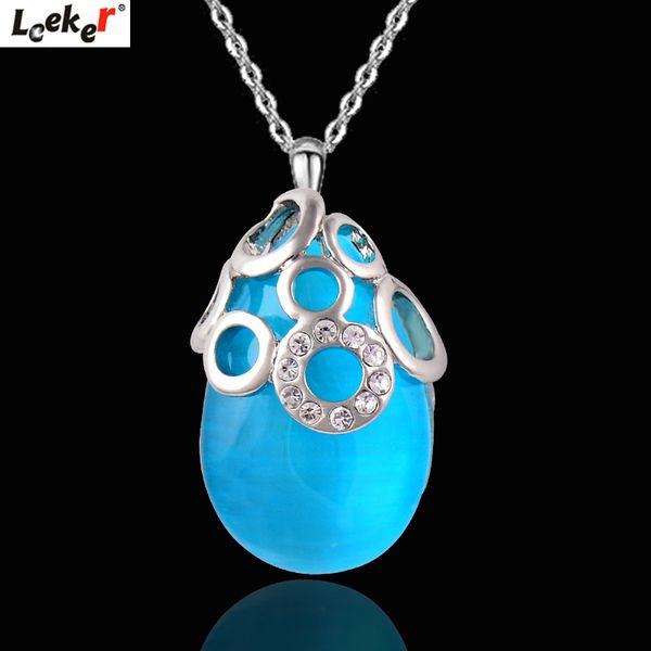 leeker women teardrop pink blue opal stone necklace pendants silver color short chain vintage choker necklace jewelry 701 lk8
leeker women teardrop pink blue opal stone necklace pendants silver color short chain vintage choker necklace jewelry 701 lk8