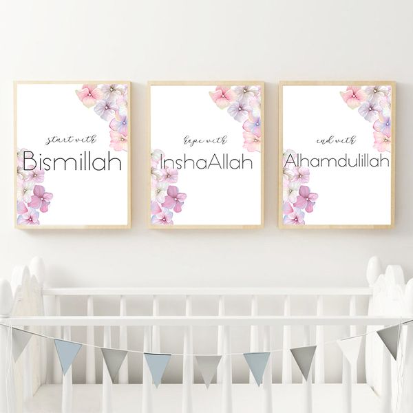 bismillah inshallah alhamdulillah print arabic calligraphy islamic wall art canvas painting pictures baby room nursery decor
bismillah inshallah alhamdulillah print arabic calligraphy islamic wall art canvas painting pictures baby room nursery decor