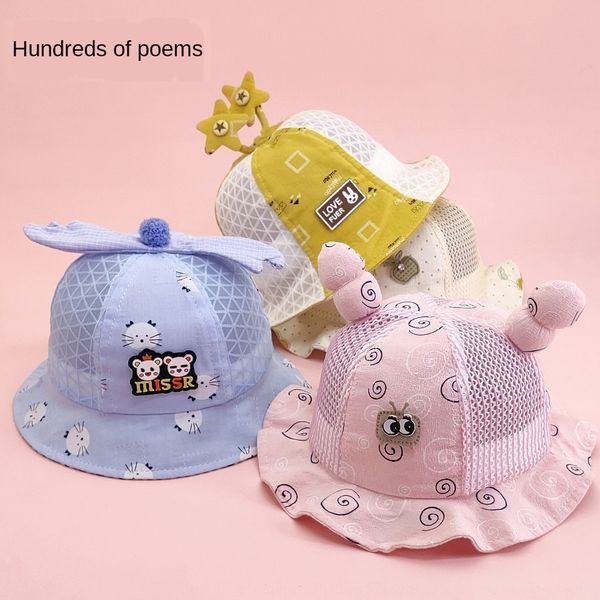 summer new children's fisherman sun sun cotton thin baby net fisherman hat all-match cute sunshade baby hat tide, Yellow
summer new children's fisherman sun sun cotton thin baby net fisherman hat all-match cute sunshade baby hat tide, Yellow