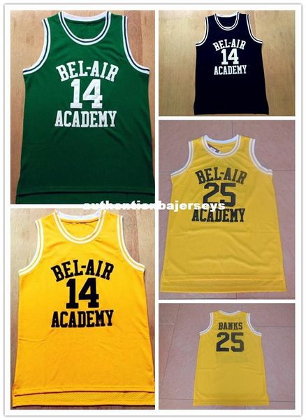 will smith bel-air academy jersey 14 film embroidery letter sleeveless yellow basketball jersey ncaa college, Gray
will smith bel-air academy jersey 14 film embroidery letter sleeveless yellow basketball jersey ncaa college, Gray