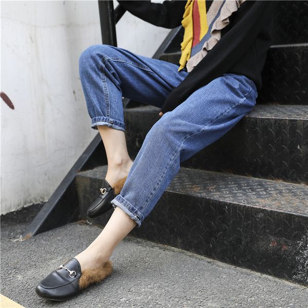 wholesale denim jeans female fat mm loose feet harem pants plus size l-4xl ankle length pants fat sister slim femme jeans, Blue
wholesale denim jeans female fat mm loose feet harem pants plus size l-4xl ankle length pants fat sister slim femme jeans, Blue