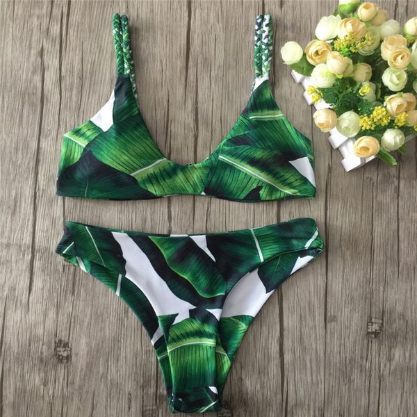 womens brazilian bikini spandex set leaves printed bandage swimwear swimsuit bathing suits beachwear new bikinis mujer, White;black
womens brazilian bikini spandex set leaves printed bandage swimwear swimsuit bathing suits beachwear new bikinis mujer, White;black