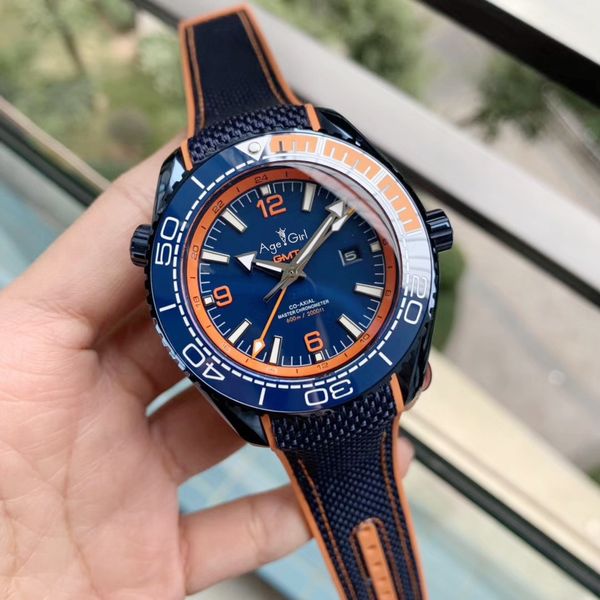 classic new men automatic mechanical watch independent gmt 007 luminous red blue ceramic sapphire full black canvas rubber, Slivery;brown
classic new men automatic mechanical watch independent gmt 007 luminous red blue ceramic sapphire full black canvas rubber, Slivery;brown