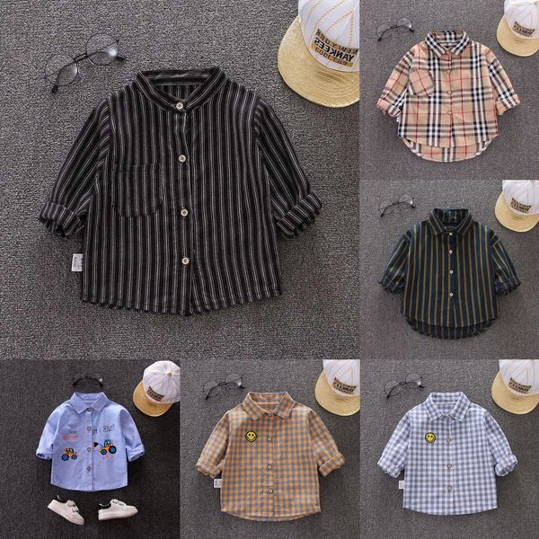 spring clothes korean style children's all-match boys' long sleeve shirt boys' striped shirt trendy, White;black
spring clothes korean style children's all-match boys' long sleeve shirt boys' striped shirt trendy, White;black