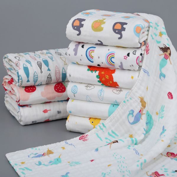 born cartoon printing multi-layer cotton gauze blanket easy to clean seersucker stroller swaddle infant wrap blankets & swaddli
born cartoon printing multi-layer cotton gauze blanket easy to clean seersucker stroller swaddle infant wrap blankets & swaddli
