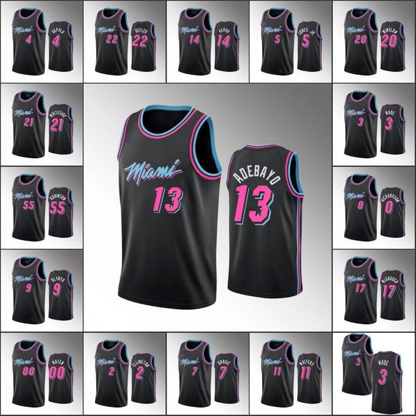 2020 new men tyler herro jimmy butler miami nba heat dwyane wade justise winslow duncan robinson black city jersey, Black;red
2020 new men tyler herro jimmy butler miami nba heat dwyane wade justise winslow duncan robinson black city jersey, Black;red