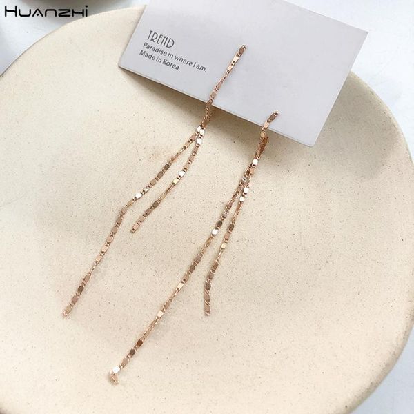 huanzhi s925new minimalist tassel gold color metal alloy design sweet trendy chic long drop earrings for women party jewelry, Silver
huanzhi s925new minimalist tassel gold color metal alloy design sweet trendy chic long drop earrings for women party jewelry, Silver