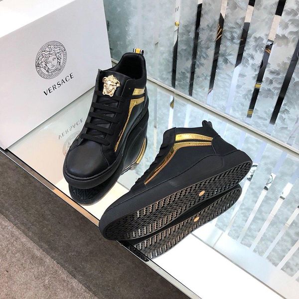 new1 fashion men's boots high to help wild sports shoes casual outdoor leather comfortable travel shoes original box packaging, Black
new1 fashion men's boots high to help wild sports shoes casual outdoor leather comfortable travel shoes original box packaging, Black