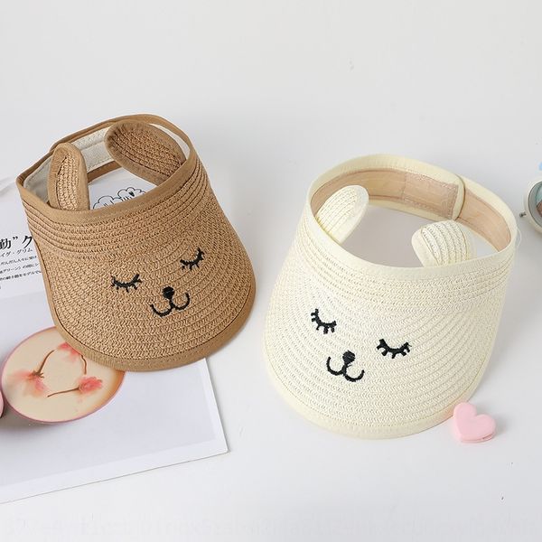 new children's girls' cute sun straw rabbit empty straw hat sunshade foldable cap beach hat, Blue;gray
new children's girls' cute sun straw rabbit empty straw hat sunshade foldable cap beach hat, Blue;gray