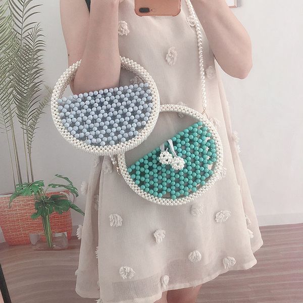 women's fashion hand-woven bag diy woven shoulder bag wild ladies messenger wedding circular crossbody pearl round purse
women's fashion hand-woven bag diy woven shoulder bag wild ladies messenger wedding circular crossbody pearl round purse