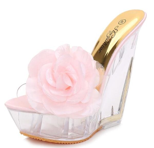 2020 summer woman shoes platform slippers wedge beach high heel slippers brand transparent special-shaped crystal ladies shoes, Black
2020 summer woman shoes platform slippers wedge beach high heel slippers brand transparent special-shaped crystal ladies shoes, Black