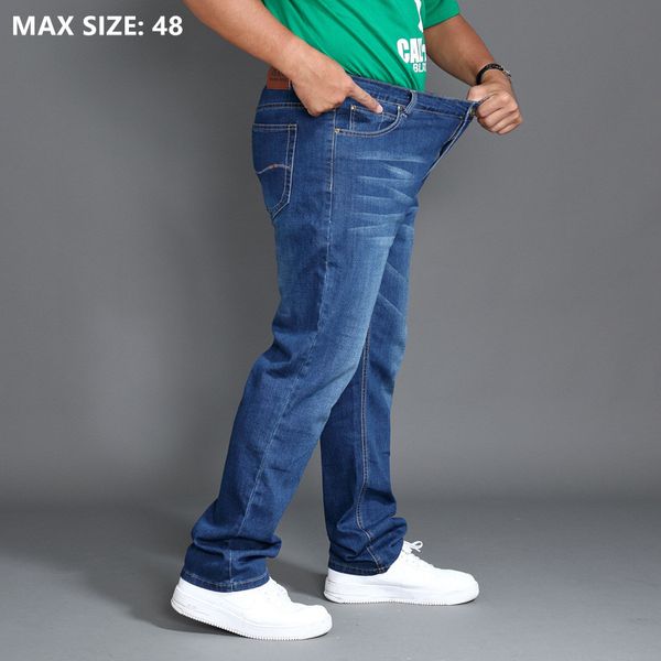 spring jeans men long pants stretch summer denim man trousers plus size oversized 42 44 46 48 high waist mens classic jean pants, Blue
spring jeans men long pants stretch summer denim man trousers plus size oversized 42 44 46 48 high waist mens classic jean pants, Blue