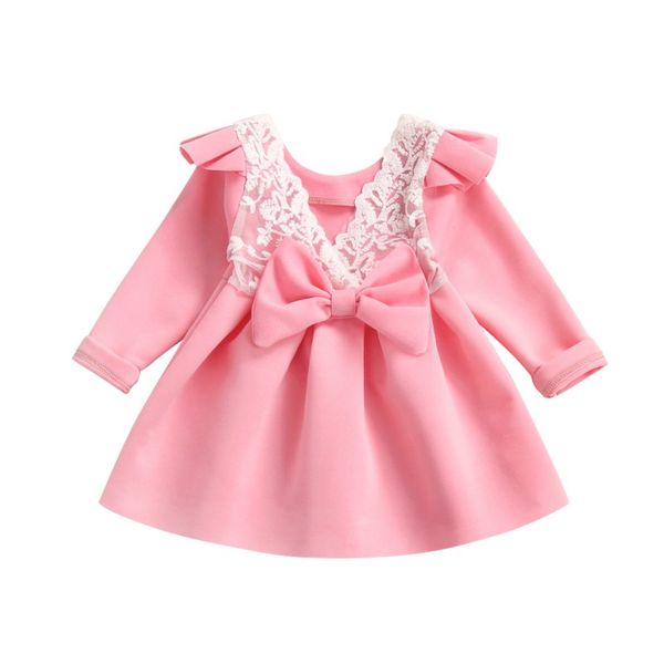 spring kids girls casual princess costume baby solid print with lace bow design children cotton birthday dresses, Red;yellow
spring kids girls casual princess costume baby solid print with lace bow design children cotton birthday dresses, Red;yellow