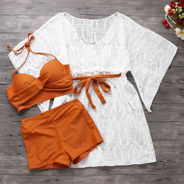2020 women push up three piece bikini set swimsuit summer bathing suit swim beach wear biquinis plus size swimming suits, White;black
2020 women push up three piece bikini set swimsuit summer bathing suit swim beach wear biquinis plus size swimming suits, White;black